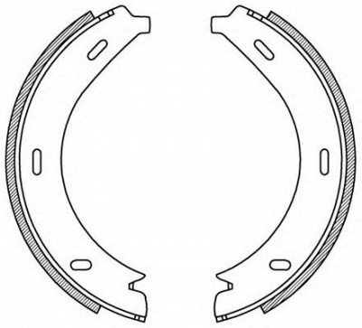 OPEN PARTS bsa219500 -  Комплект тормозных колодок